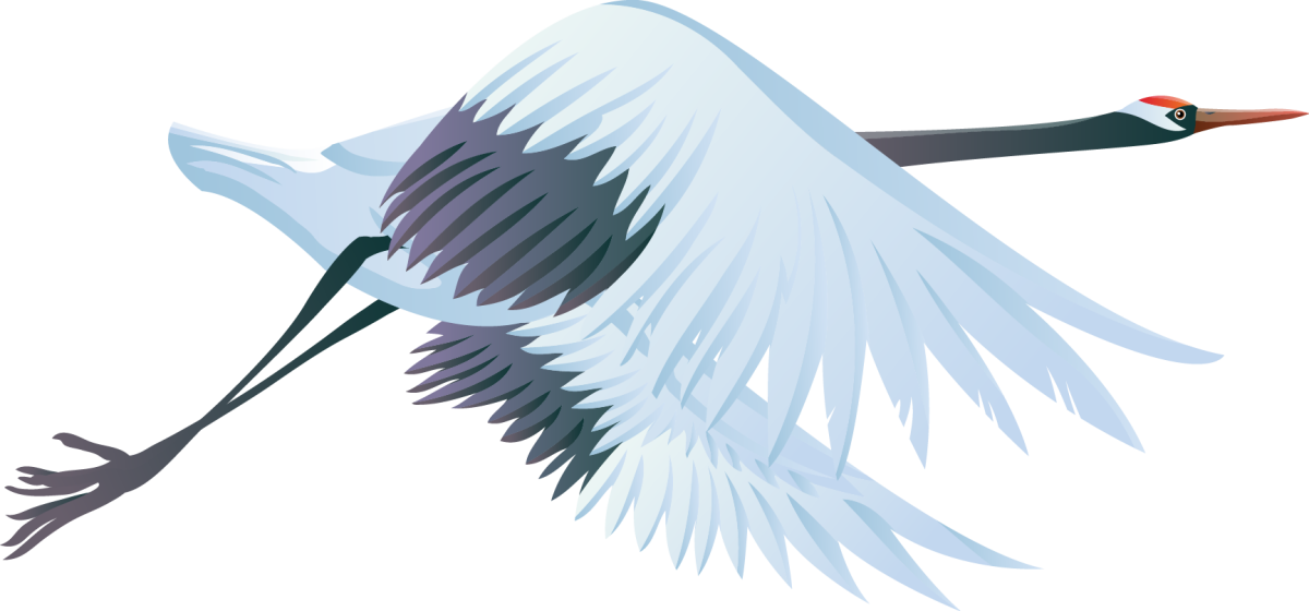 Аист стилизованный