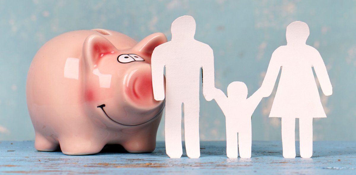 Векторное изображение семейный бюджет