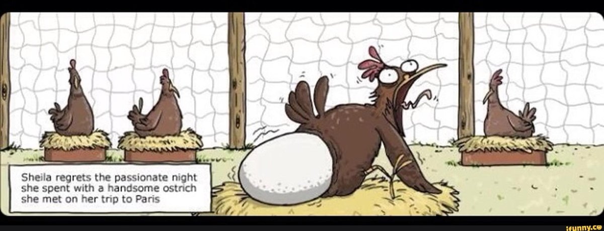 Курица комикс