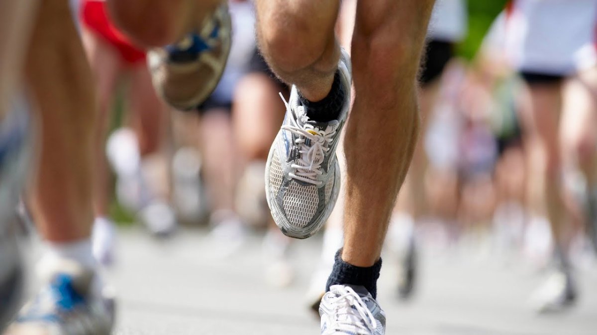 Бег на средние дистанции финиш