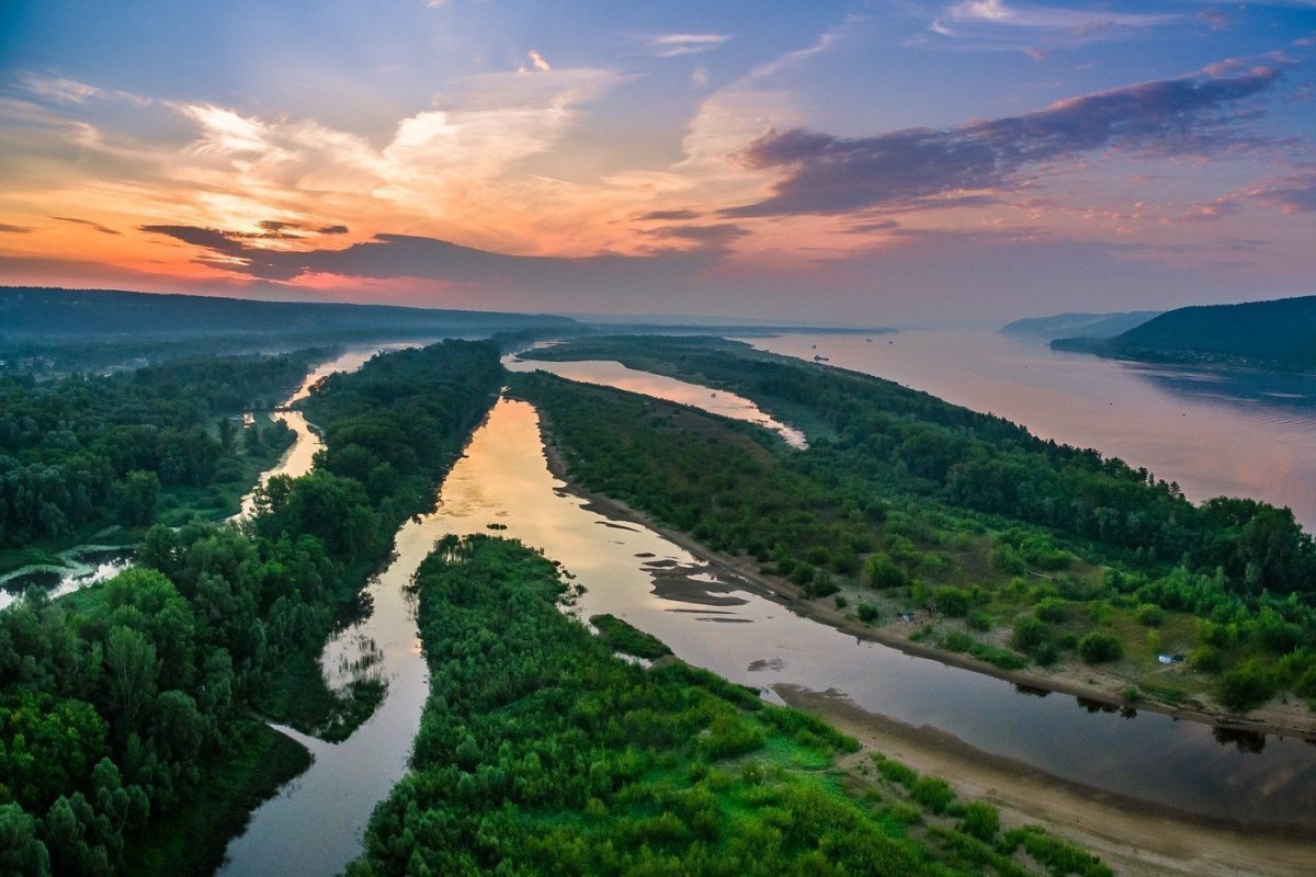 Солотча Извилистая река