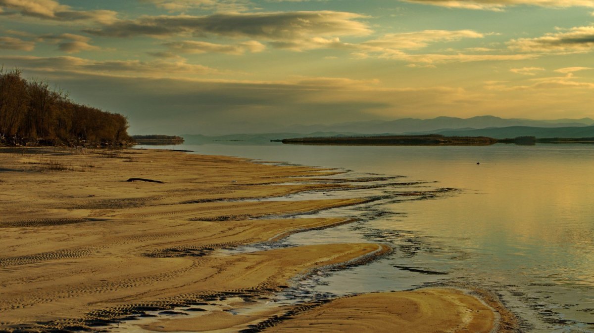 Берег реки Амур