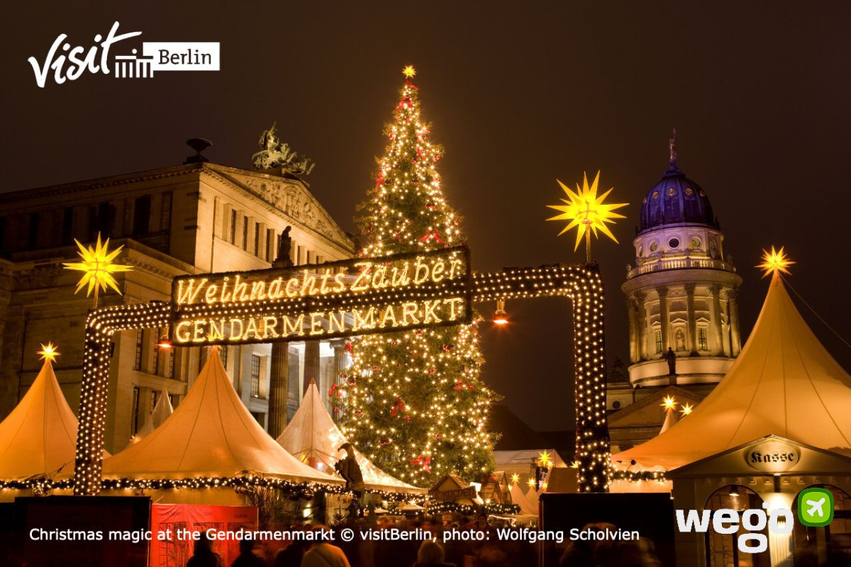 Площадь Жандарменмаркт Рождество