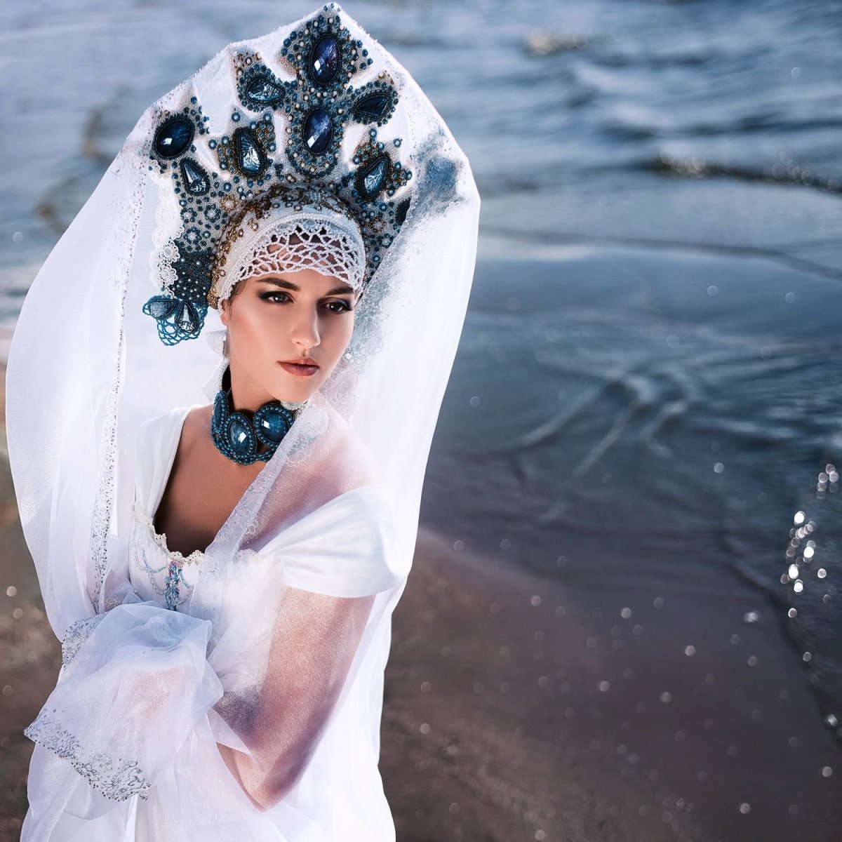 Кокошник царевны лебедь