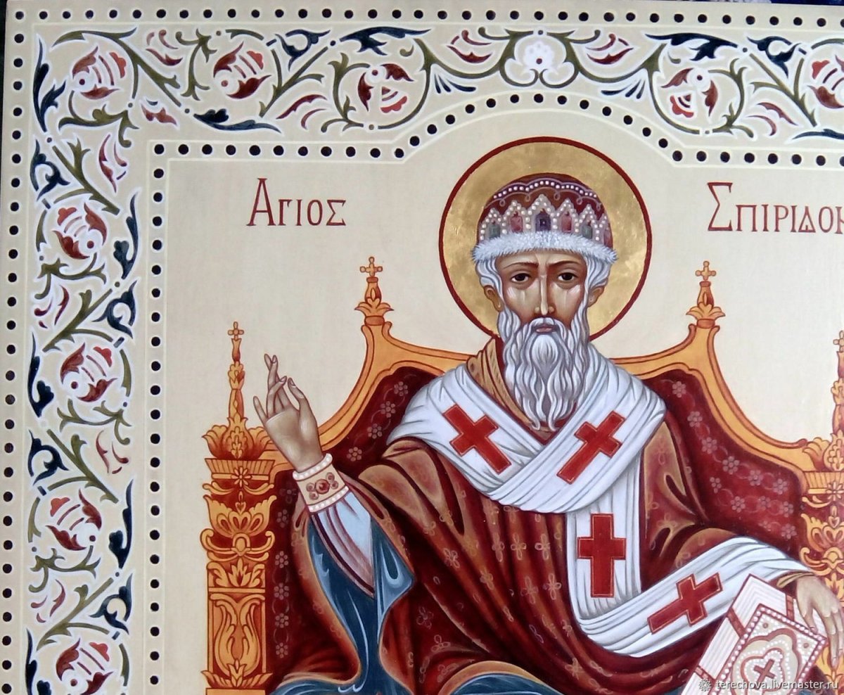 Иконы с ликом Спиридона Тримифунтского