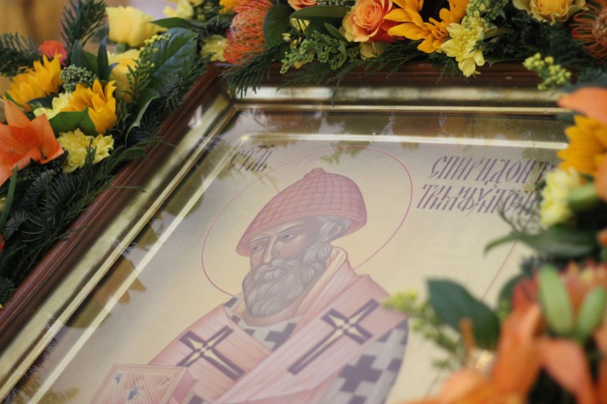 Св Спиридон Тримифунтский прорись