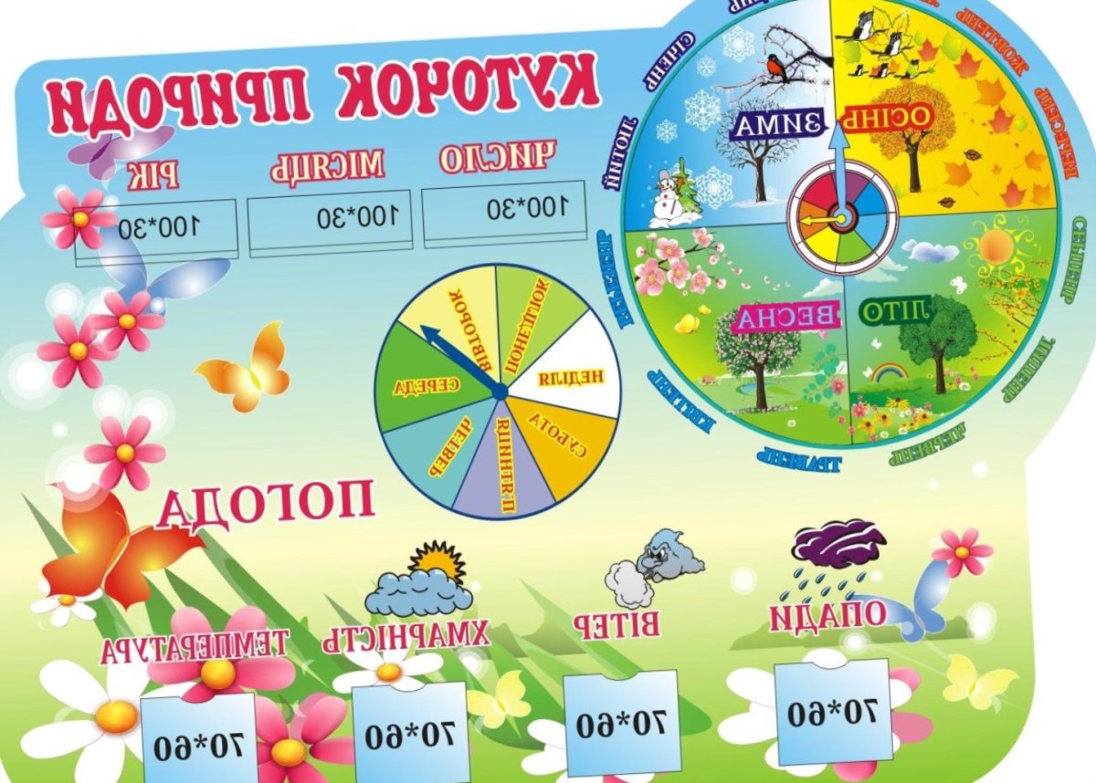 Календарь природы времена года