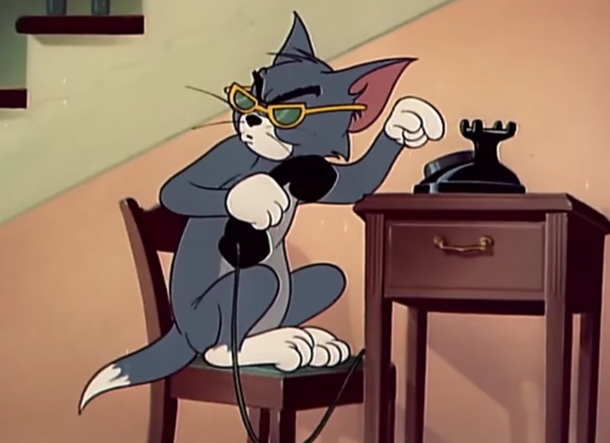 Том и Джерри том курит сигару
