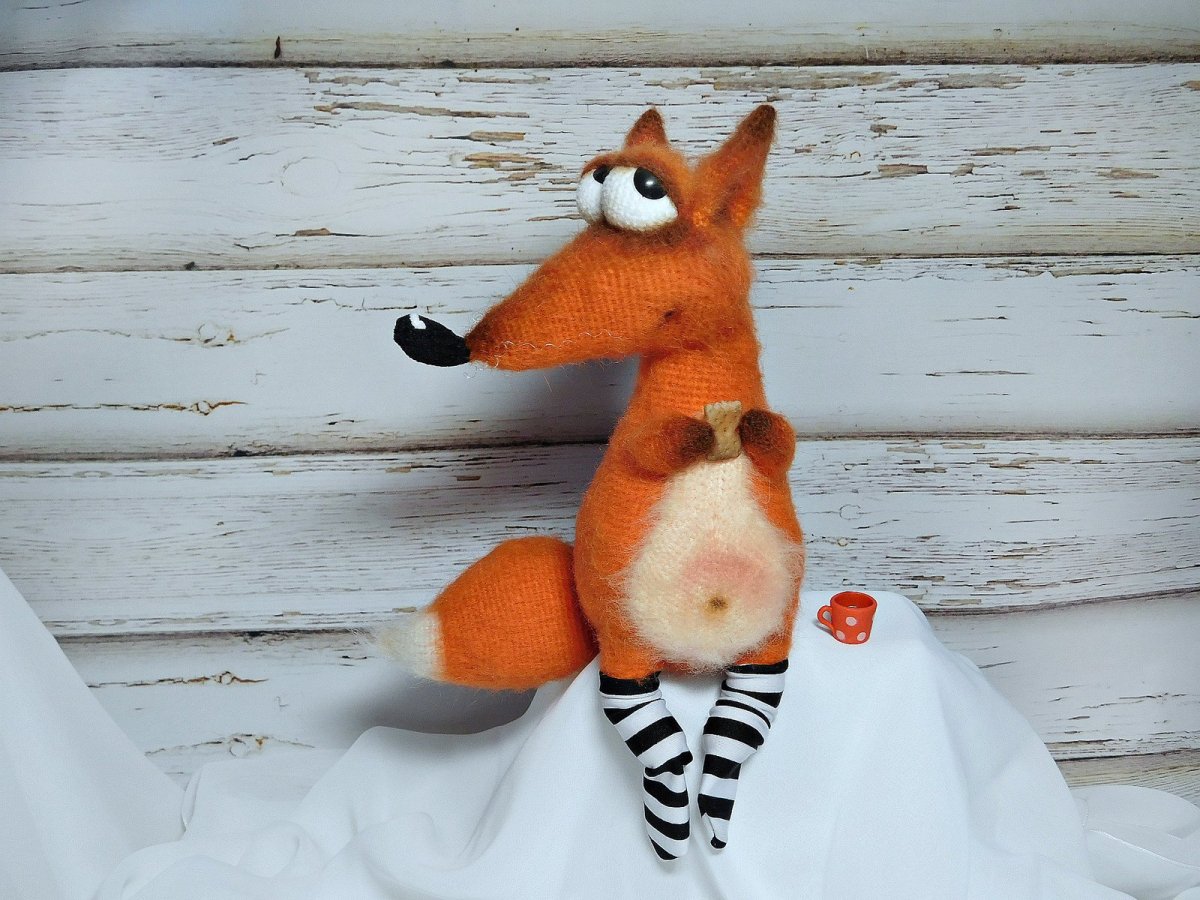 Чаепитие с грустинкой лиса