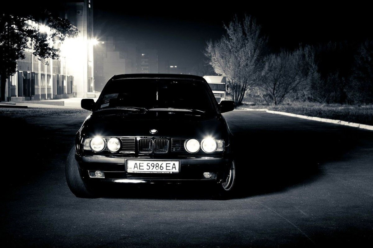 BMW e34 бандитская