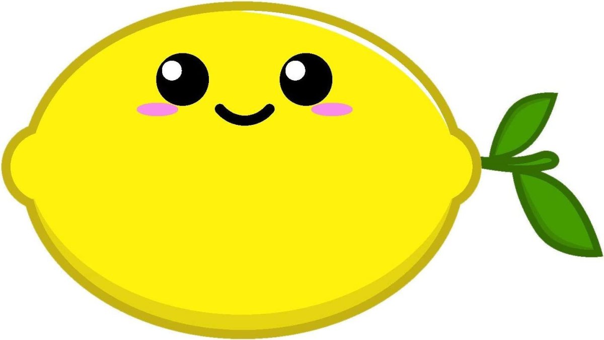 Поэтапное рисование лимона