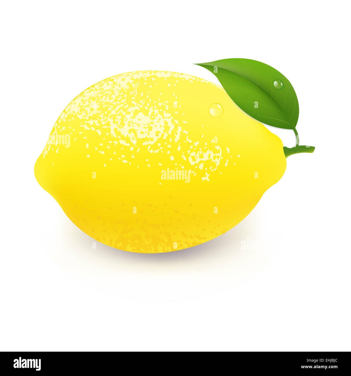 Лимон на белом фоне