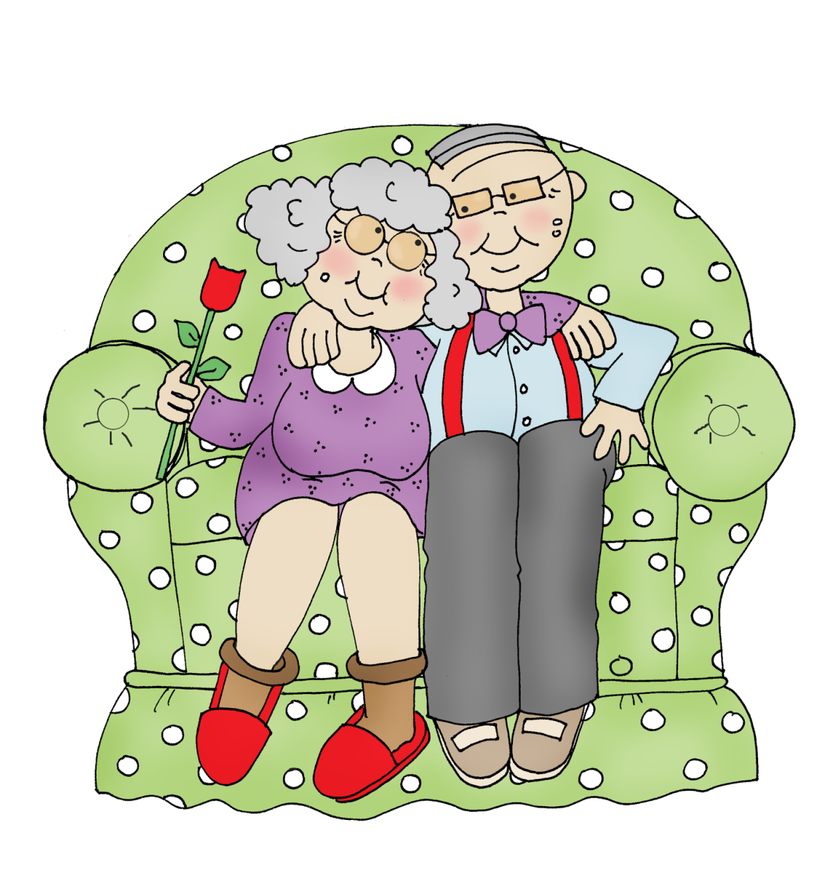 Классные дедушка и бабушка