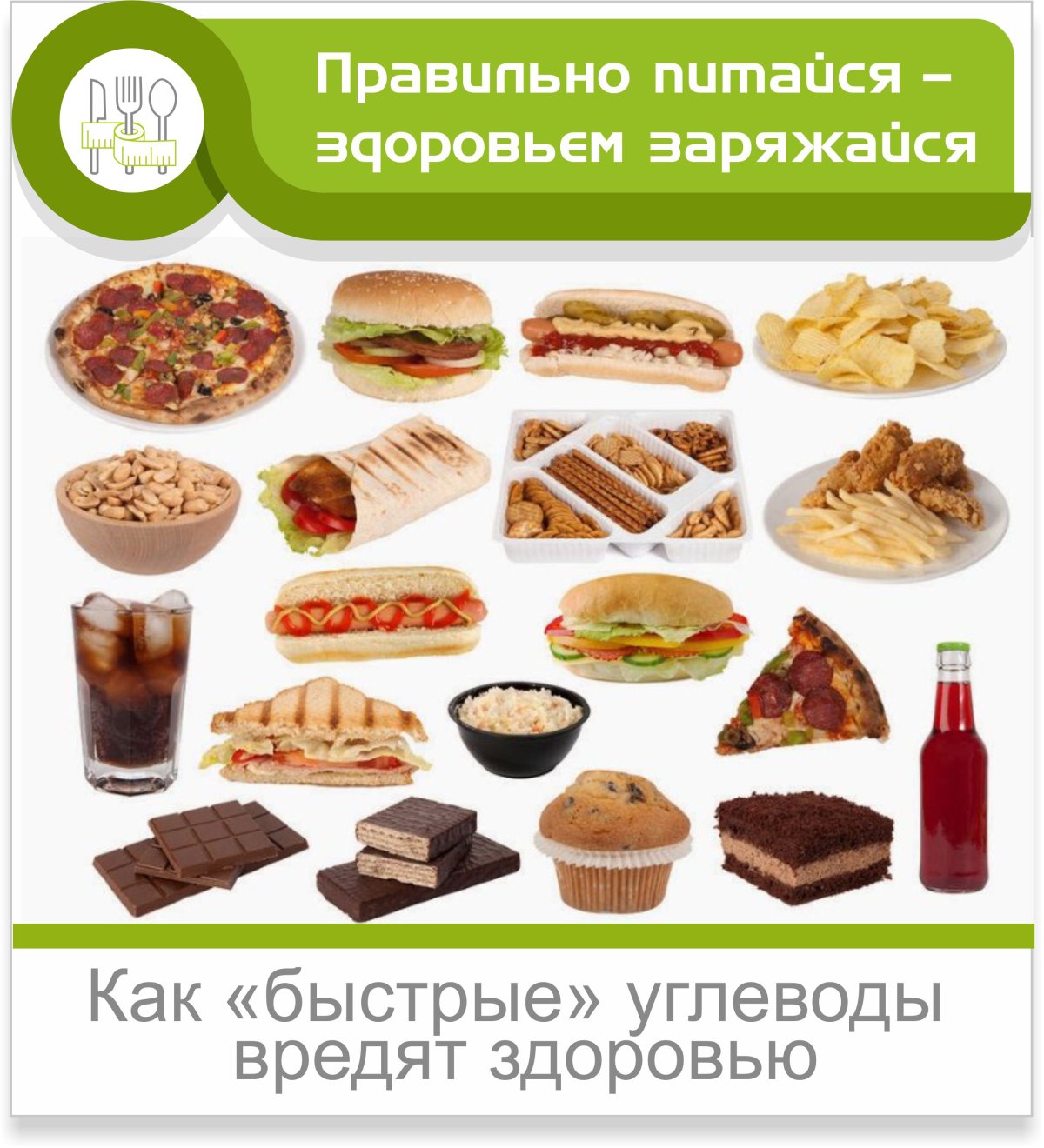 Полезные и вредные продукты