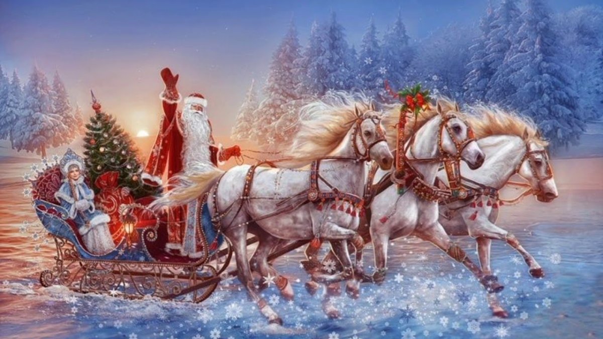 Открытки с новым годом и Рождеством