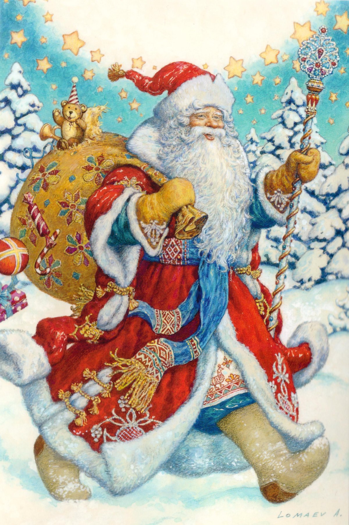 Антон Ломаев дед Мороз