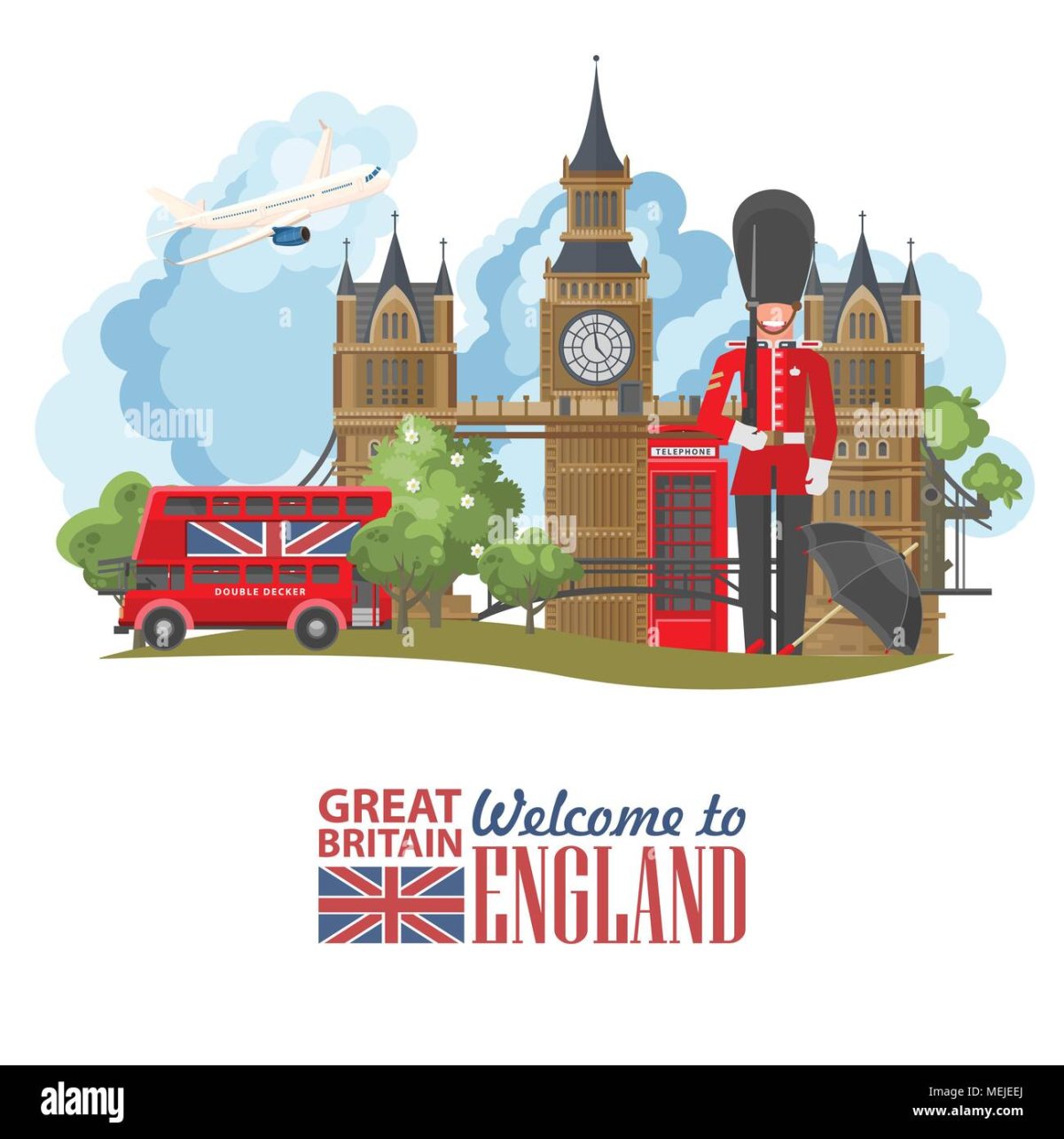 Логотип путешествие по Англии