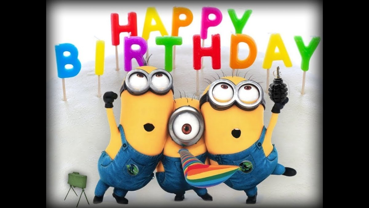 С днём рождения Миньоны