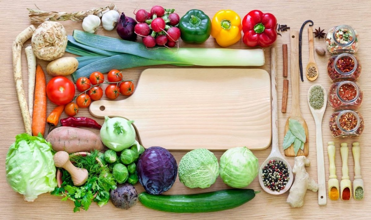 Здоровое питание фон