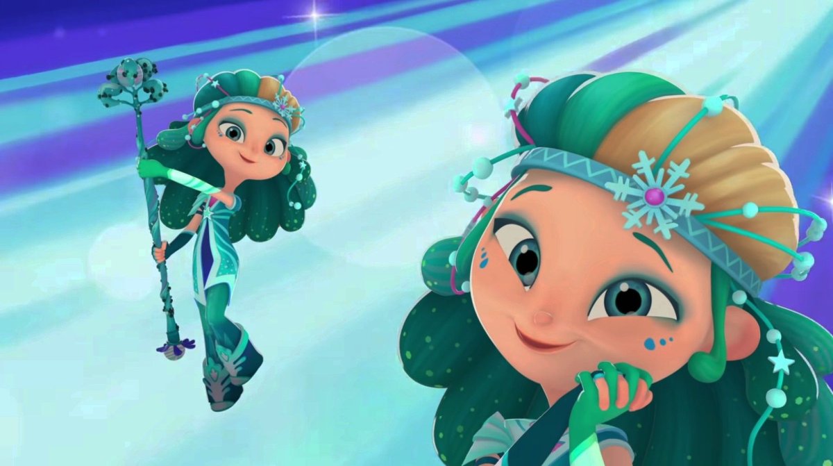 Аквагрим Снежка сказочный патруль