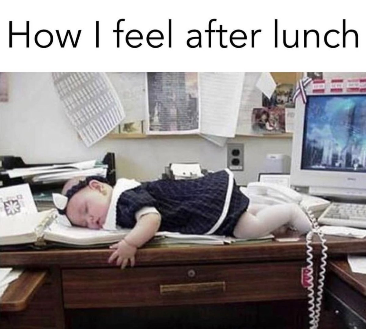 Первый день на работе после отпуска