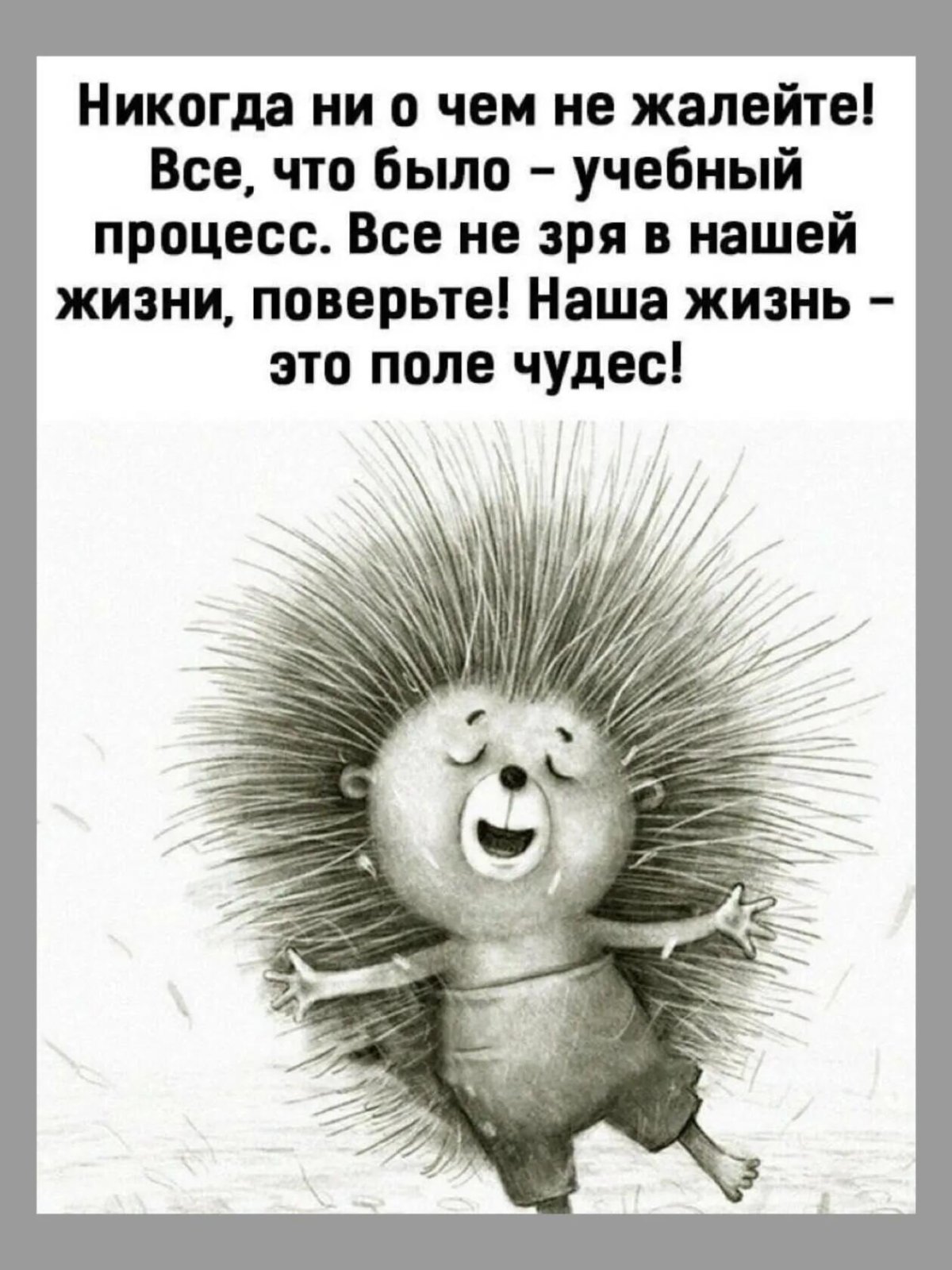 У кого то в голове тараканы а у меня похоже Ёжики