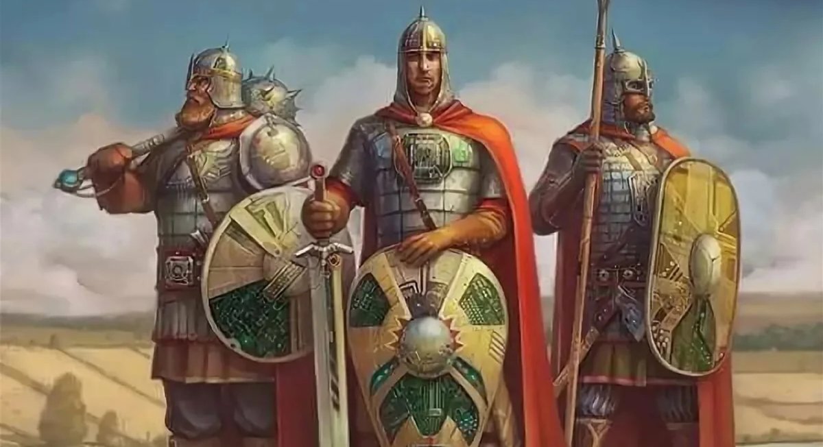 Древнерусские воины Муромец