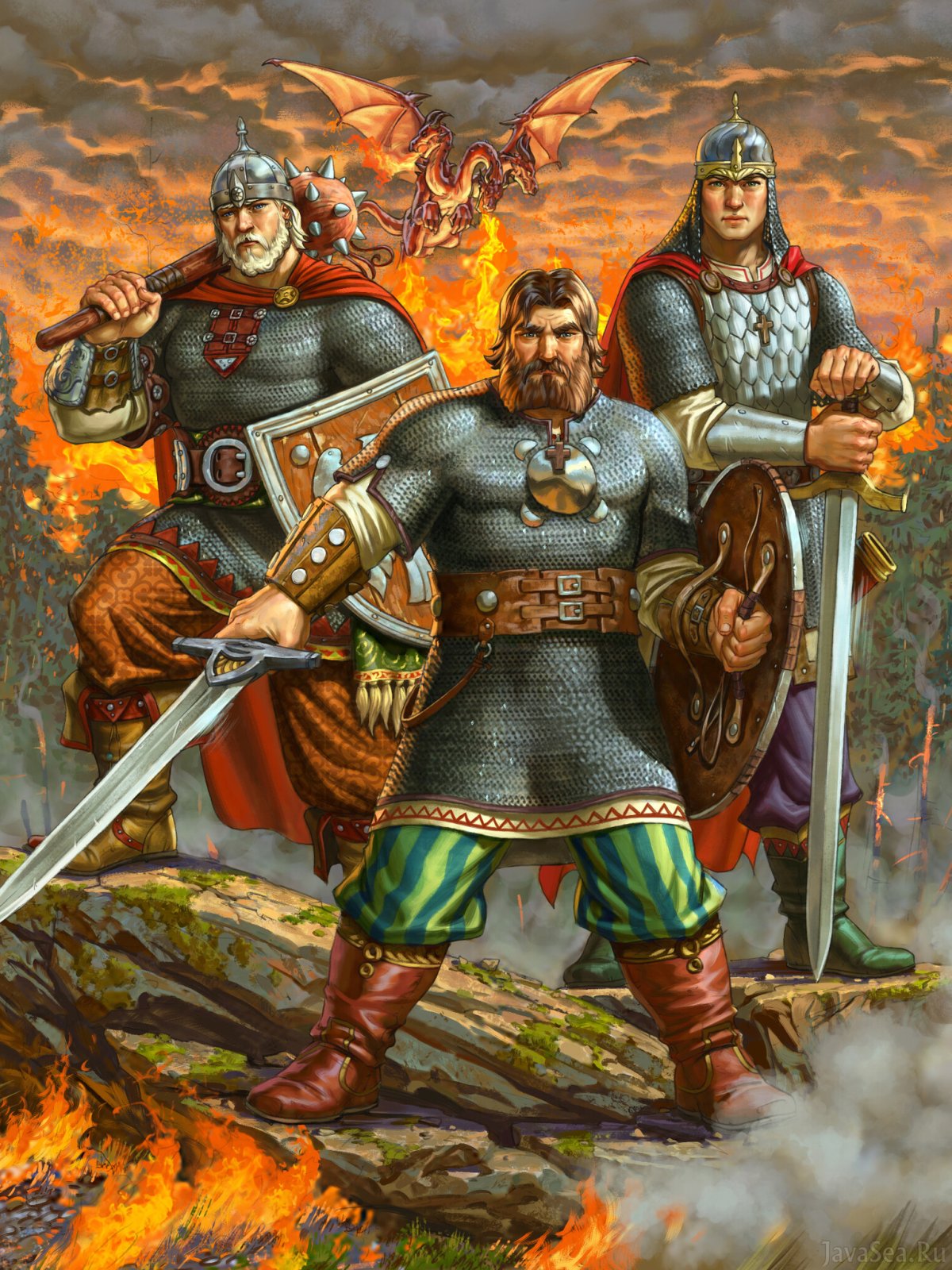 Степан Гилев три богатыря