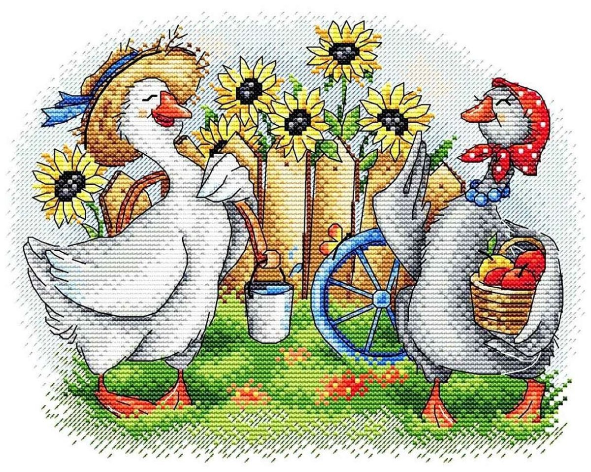 Два гуся мультяшные