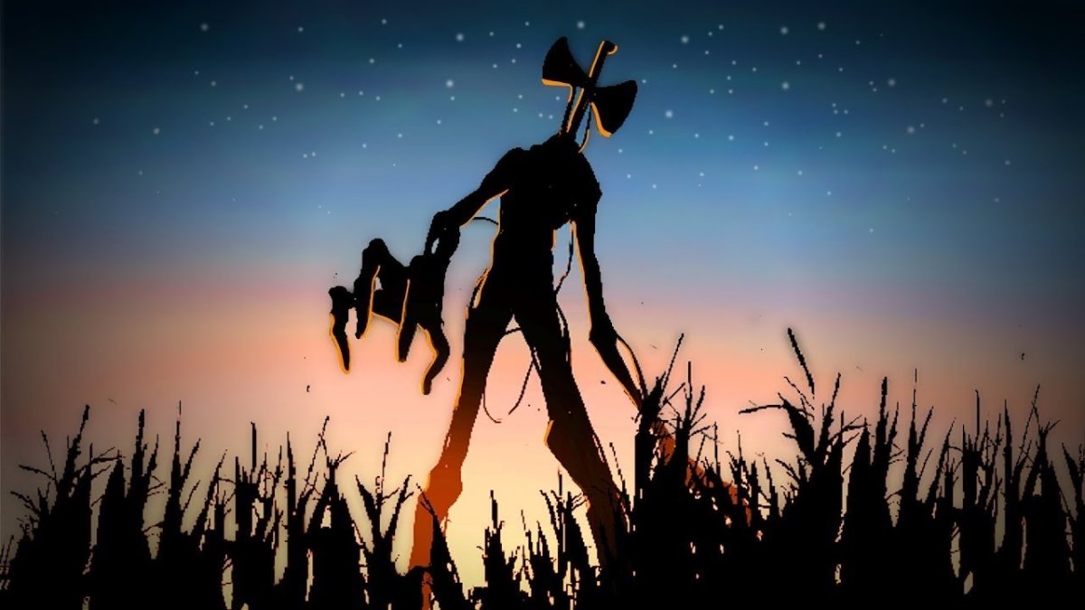 Сиреноголовый на закате