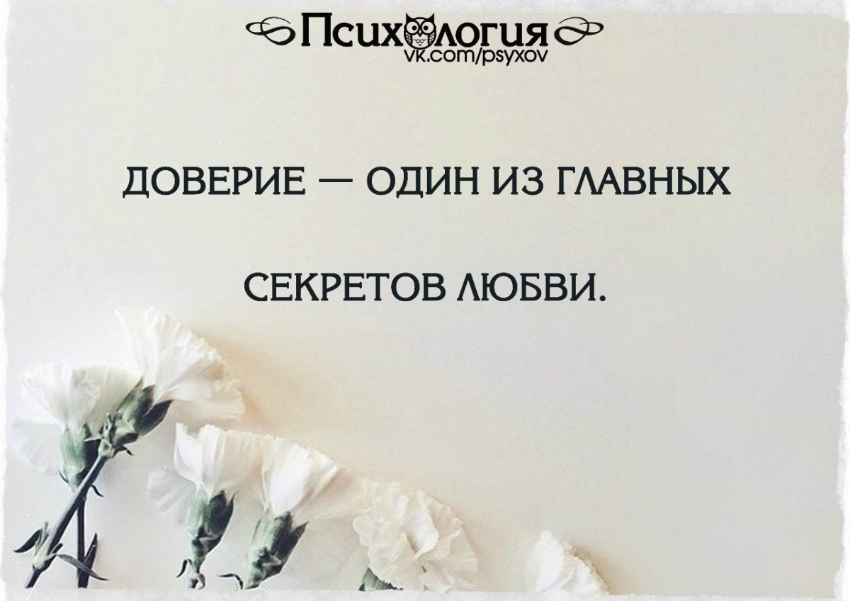 Любовь и доверие цитаты