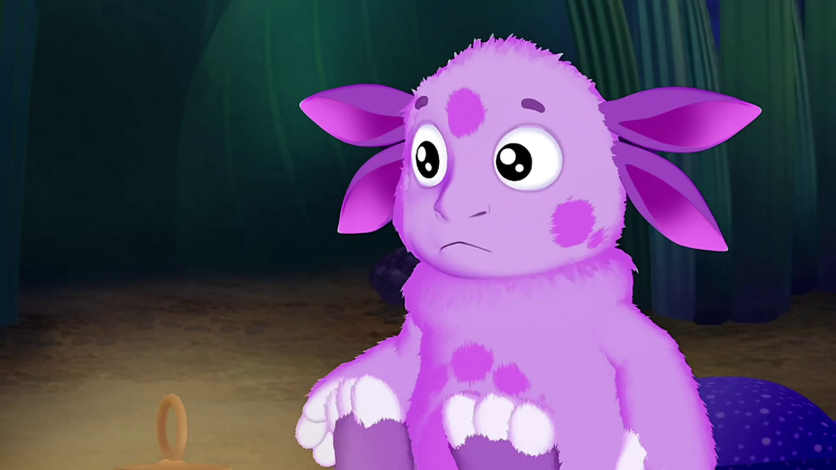 Лунтик на белом фоне