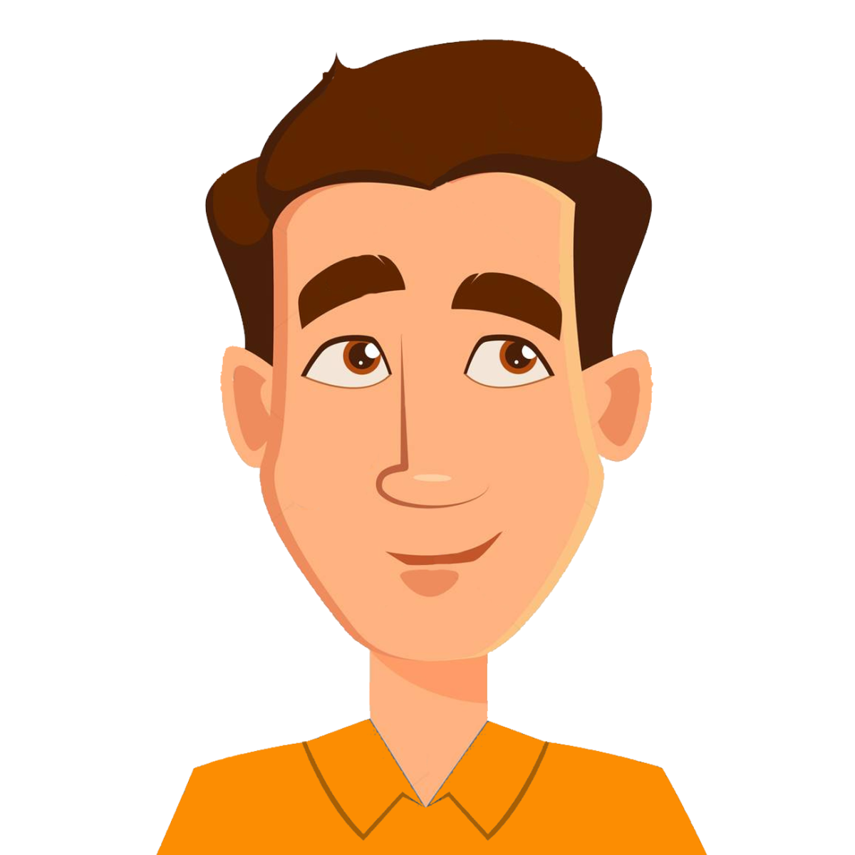 Мультяшное лицо мужчины