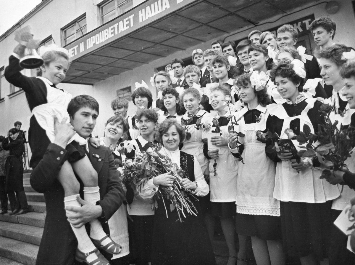 Советская школа выпускной