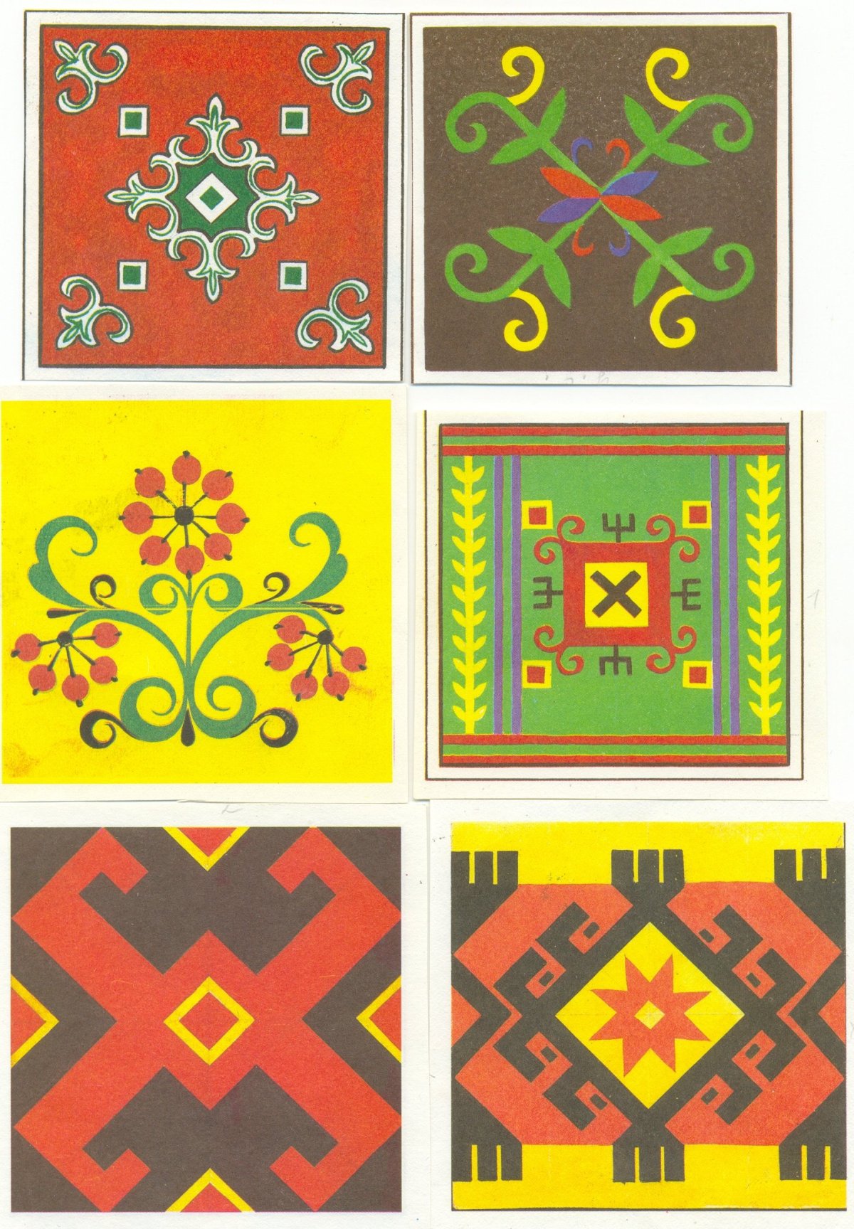 Башкирский Кускарный орнамент