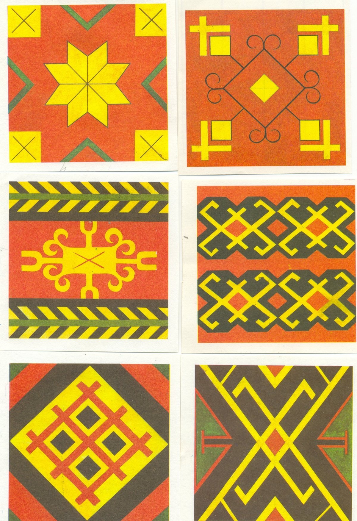 Тыва орнаменты Хээлер