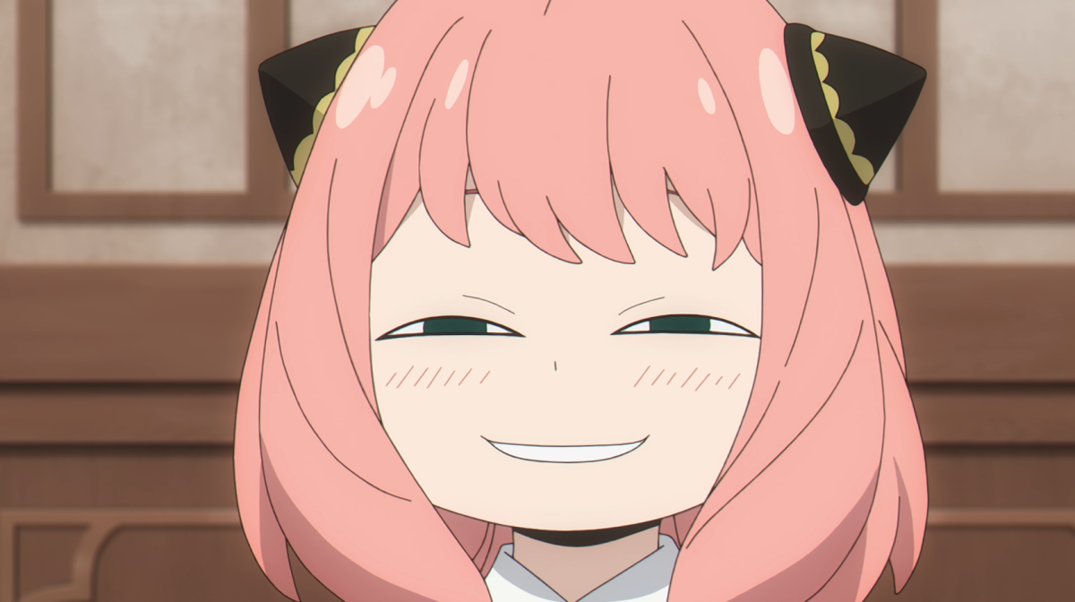 Аня семья шпиона улыбка