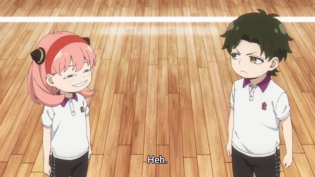 Spy Family Аня улыбается