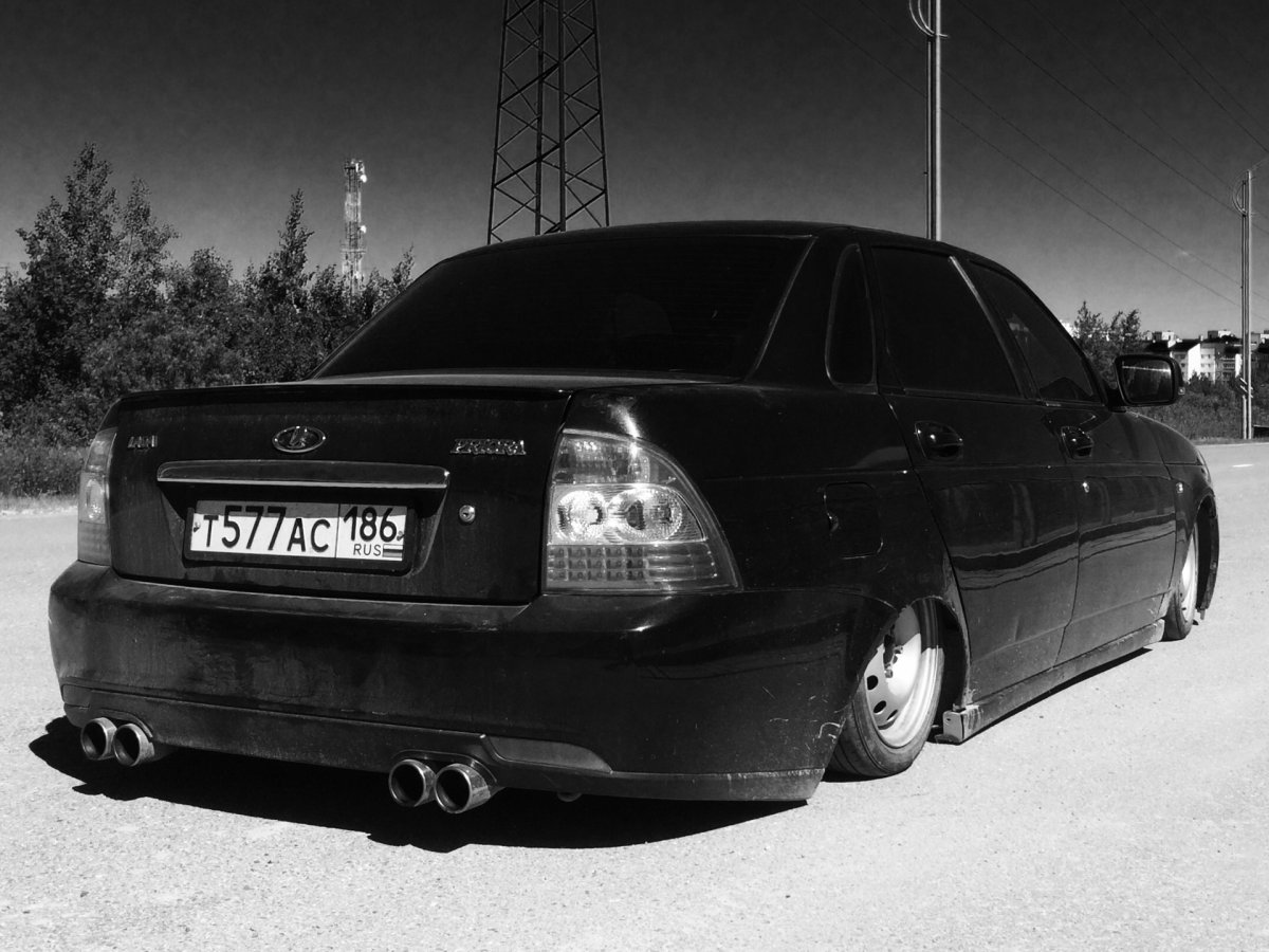 Приора тонированная заниженная оперская