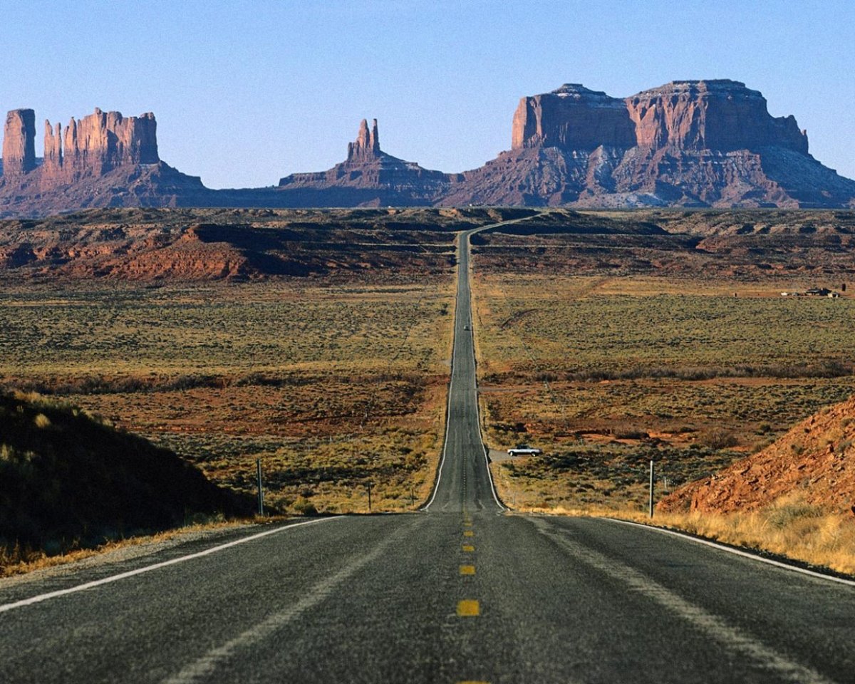 Америка штат Техас дорога