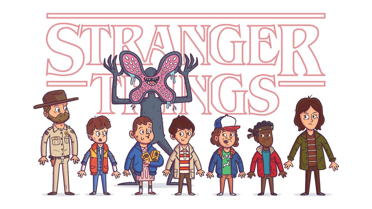 ОСД рисунок stranger things