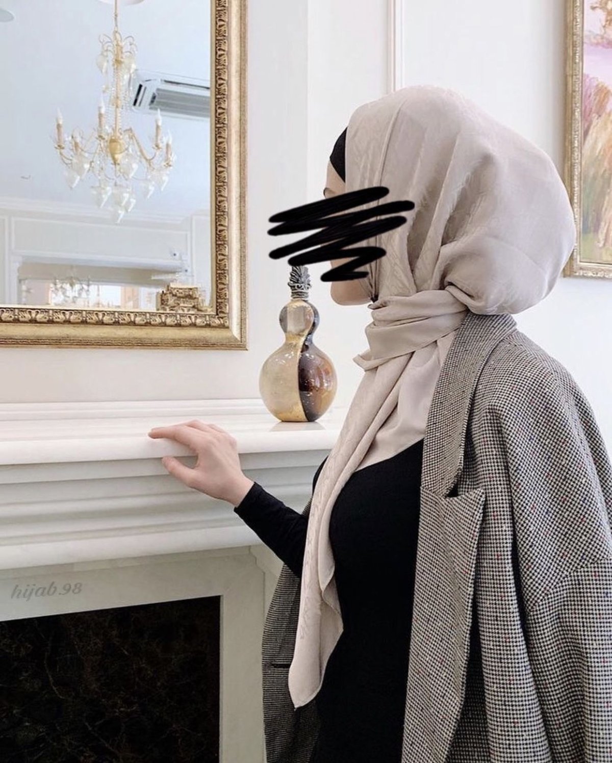 Девушка в платке Эстетика