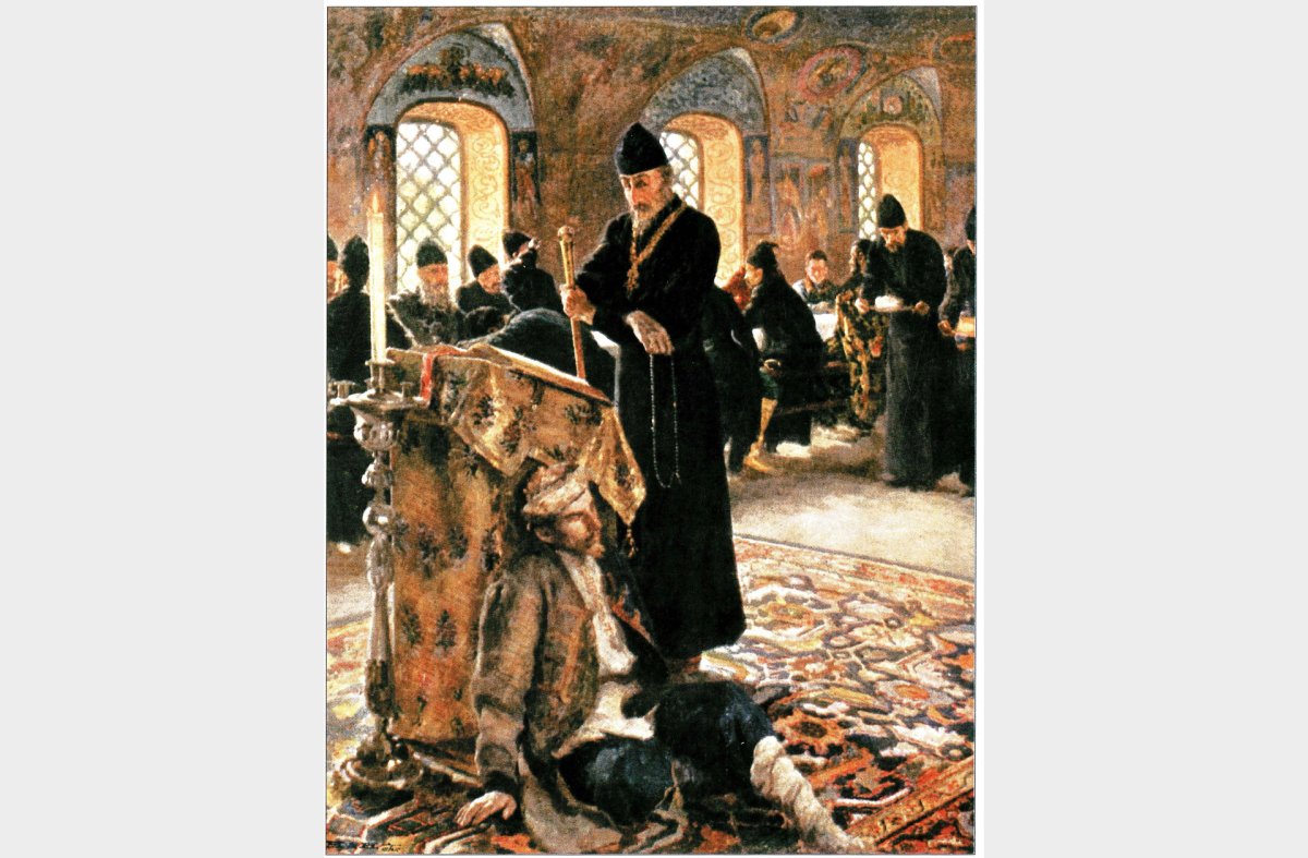 Иван Грозный в Александровской Слободе