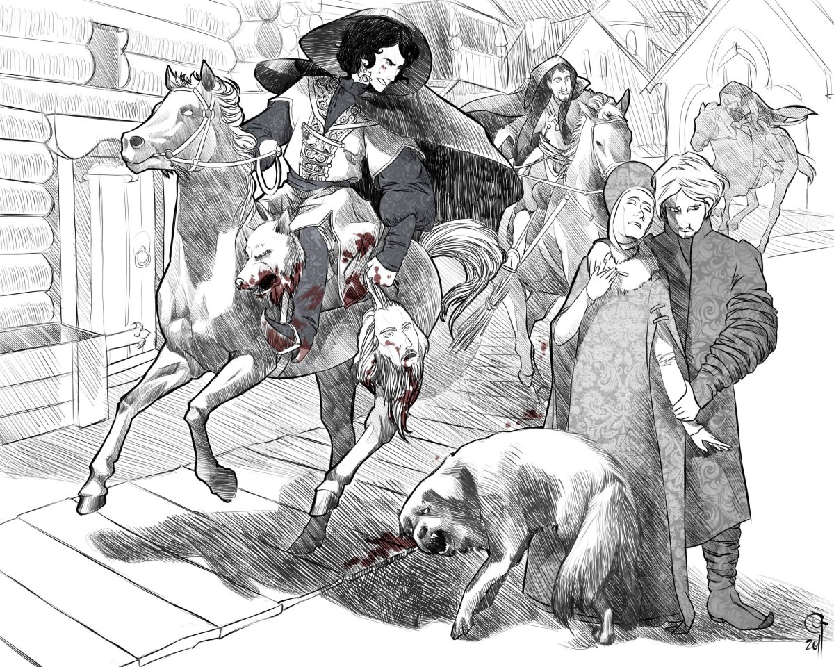 Опричники Ивана Грозного арт