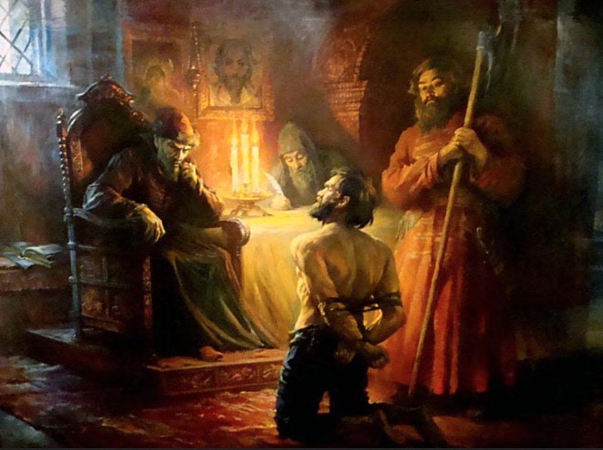 Малюта Скуратов и Иван Грозный