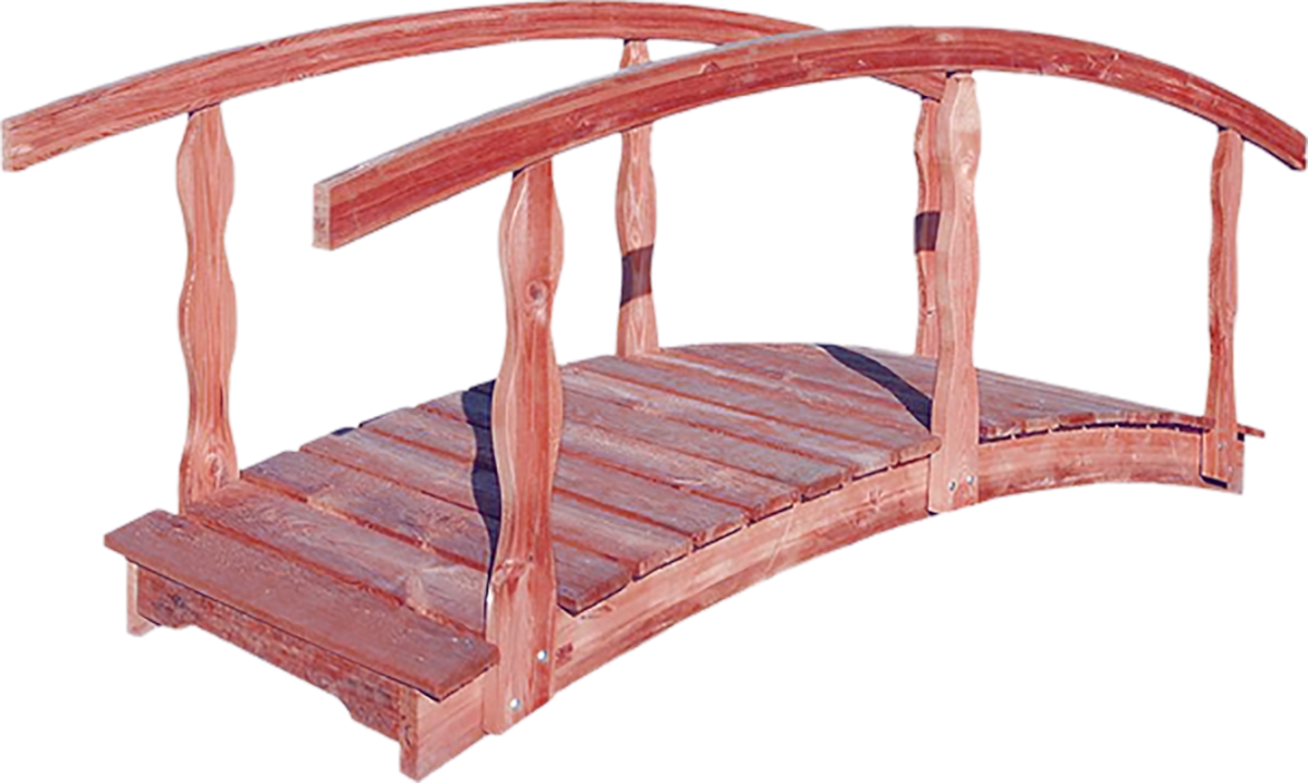 Мостик на белом фоне