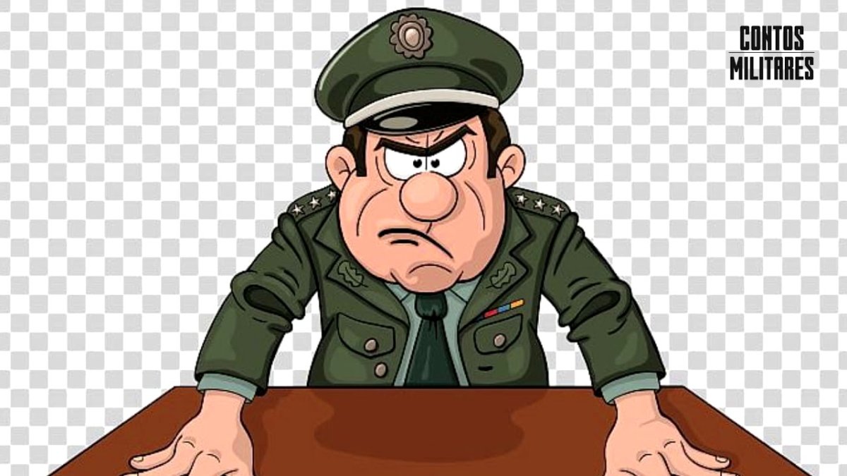 Мультяшный офицер