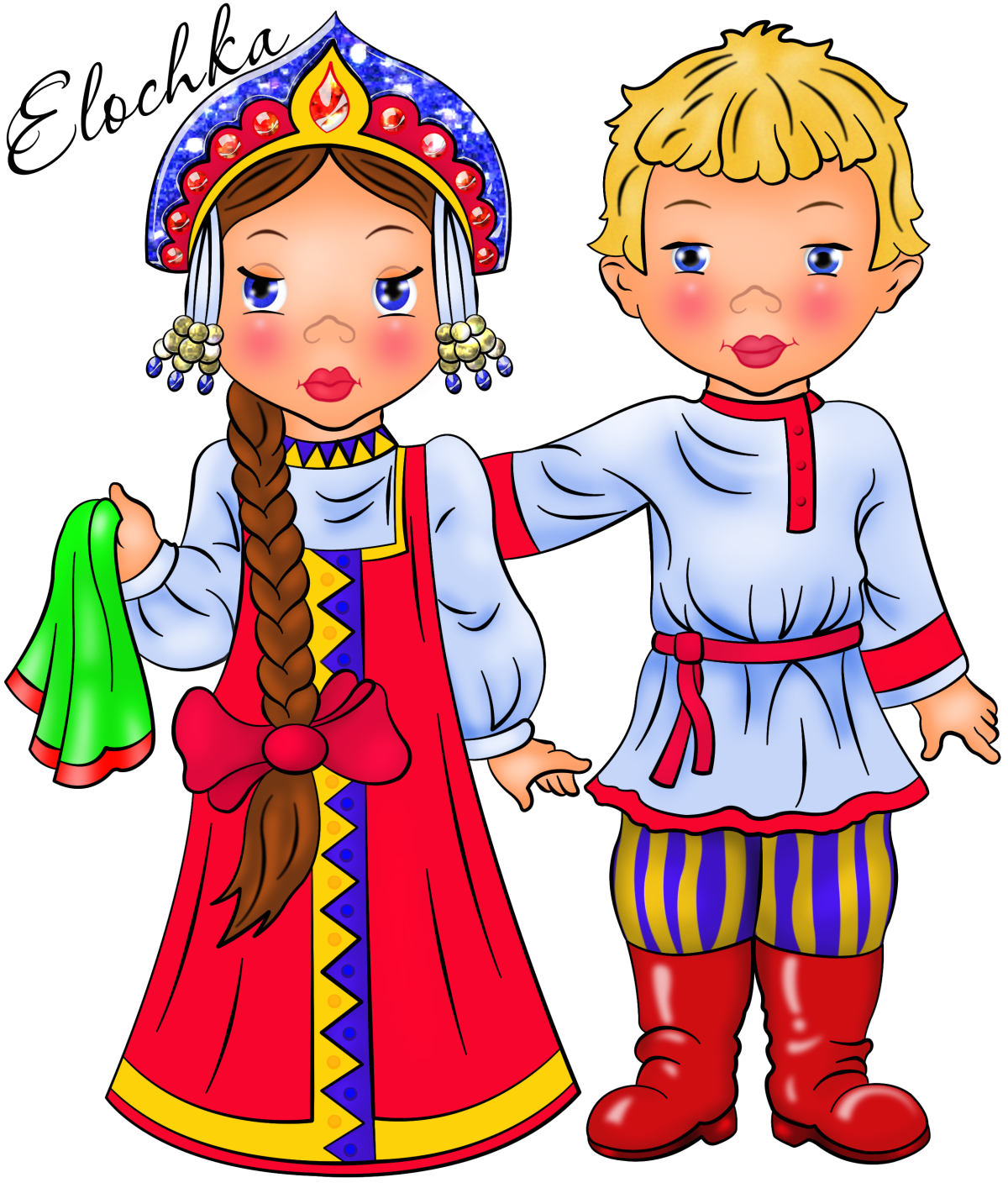 Народы России. Плакат