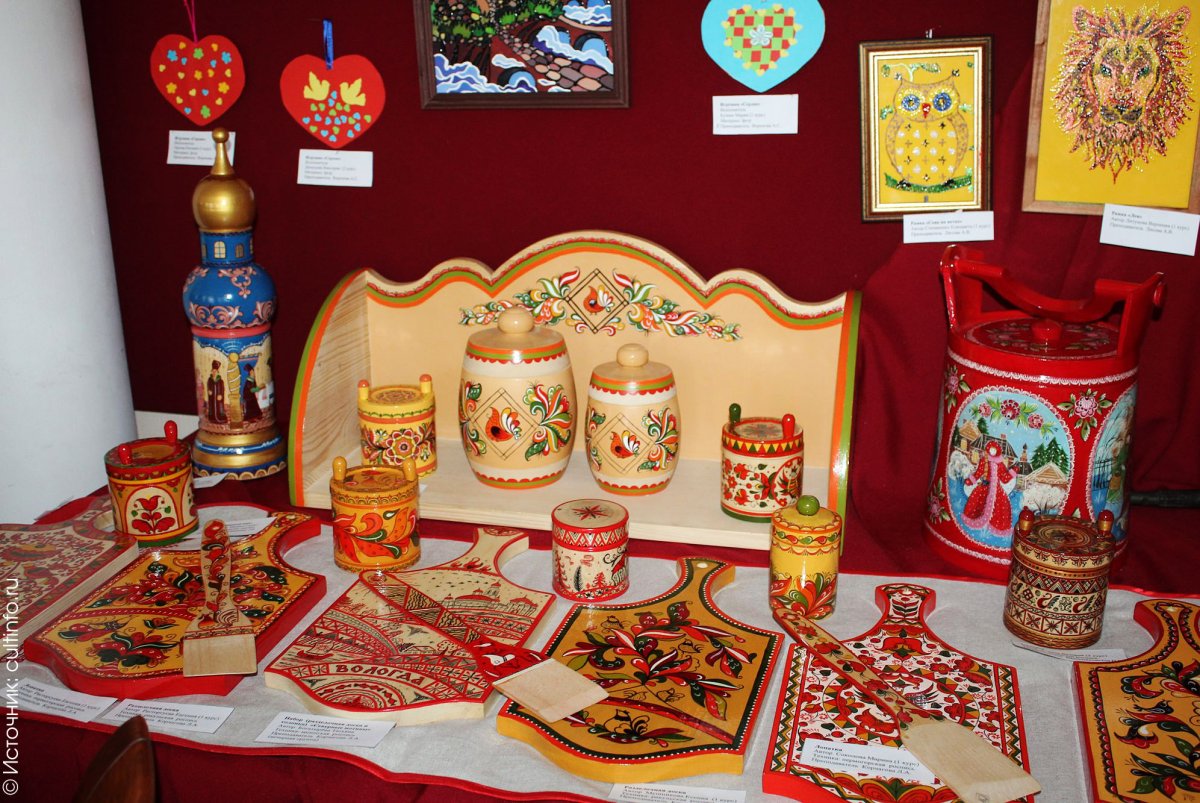 Традиционная роспись Городецкая Хохломская Городецкая