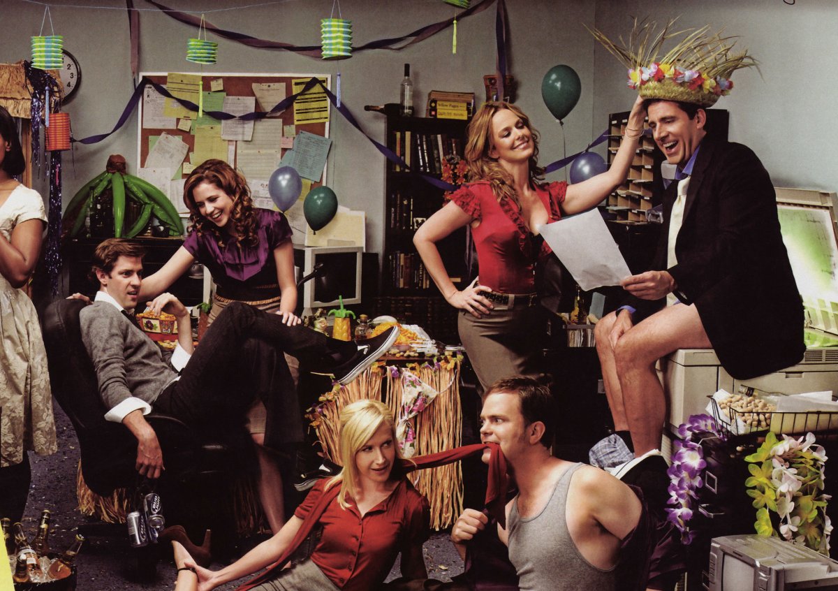 Мужчины на корпоративе